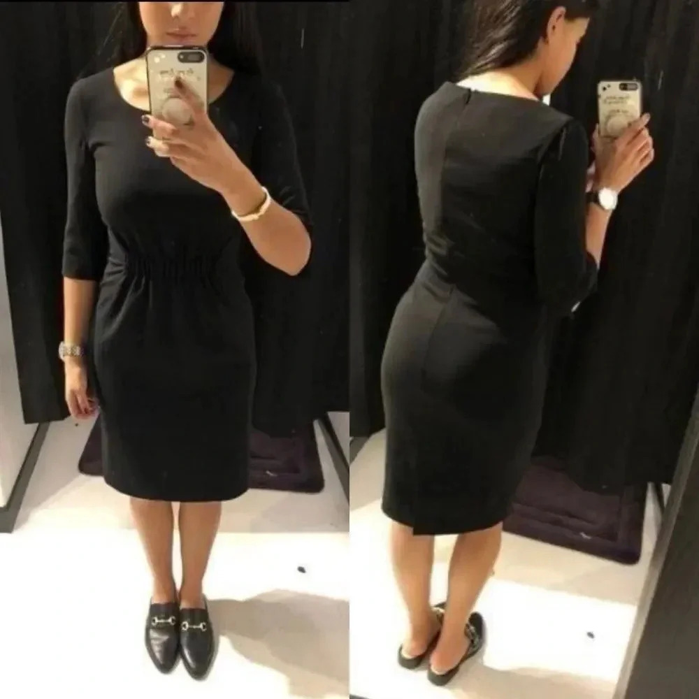 BOUTIQUE MOSCHINO Crepe knee length dress size 6 - Picture 15 of 15